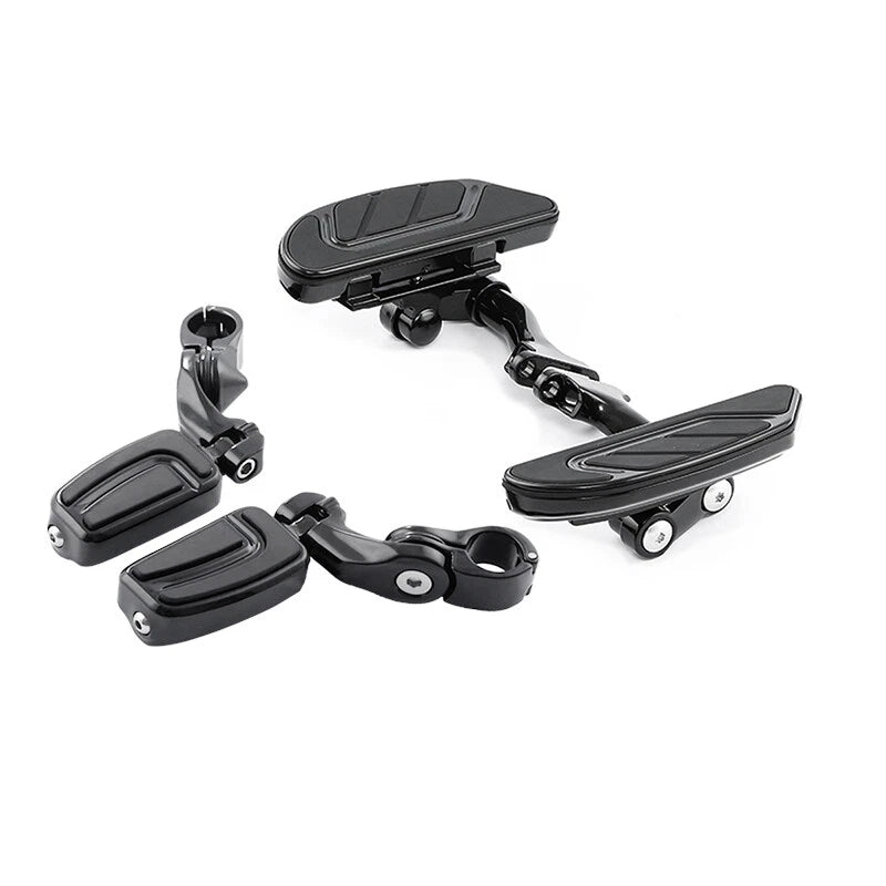 Passenger Floorboards with 1-1/4" Highway Footpegs for Harley Touring (1993–2025)