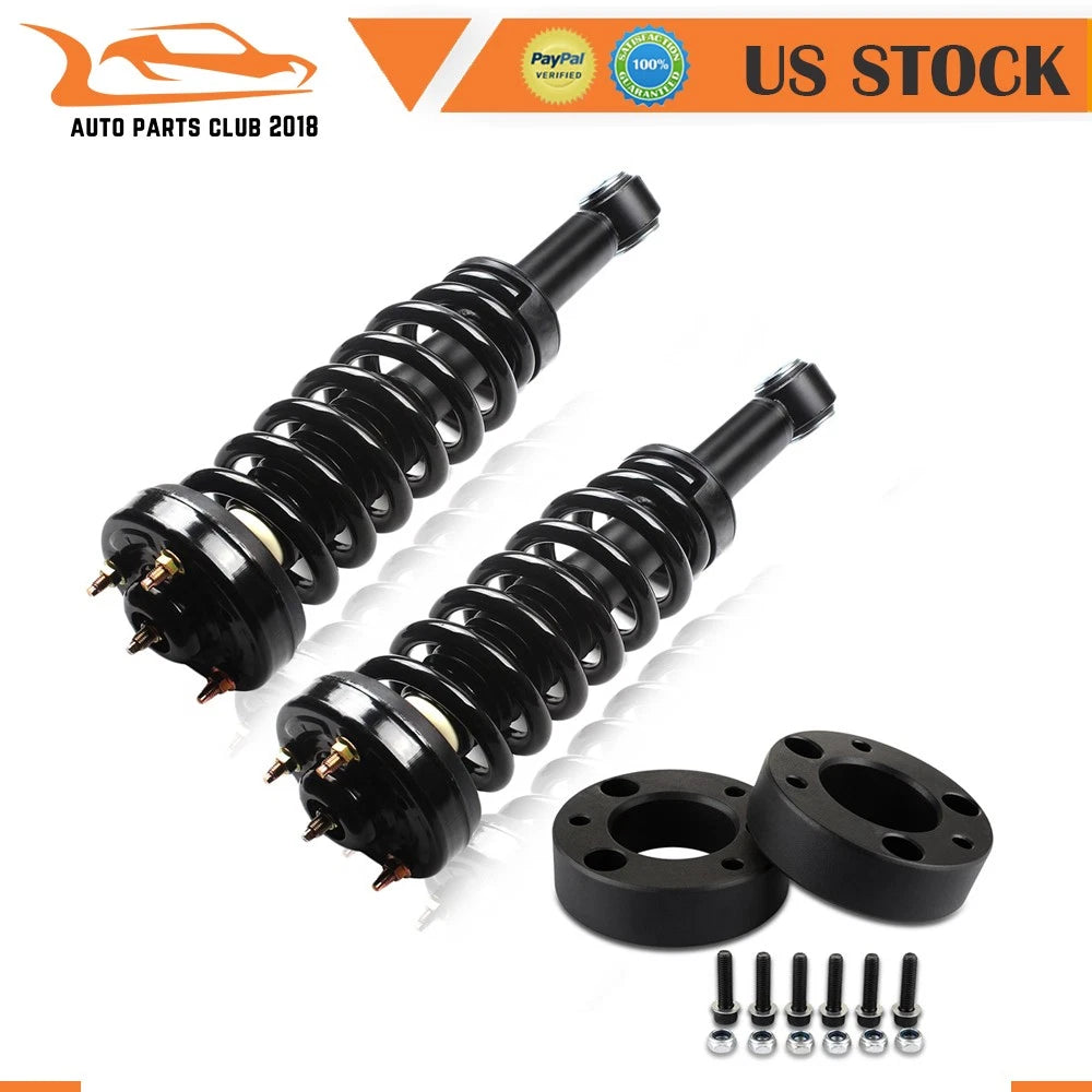 2.5" Front Leveling Lift Kit & Struts for Ford F-150 (2009–2013)