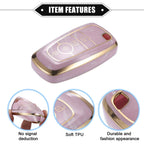 Set of 4 TPU Key Fob Cover Cases for Ford Explorer, Ecosport, Mustang 
