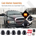 Set of 5 LED Roof Cab Marker Lights for Dodge Ram 4500 3500 (2003–2018)