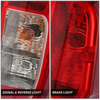 Right Side Taillight for Nissan Frontier Equator (2005–2021) Chrome Housing Red Lens