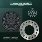 2X 2" Hub Centric Wheel Spacers 8x200 14x1.5 for Ford F-350 Super Duty (2005–2024)