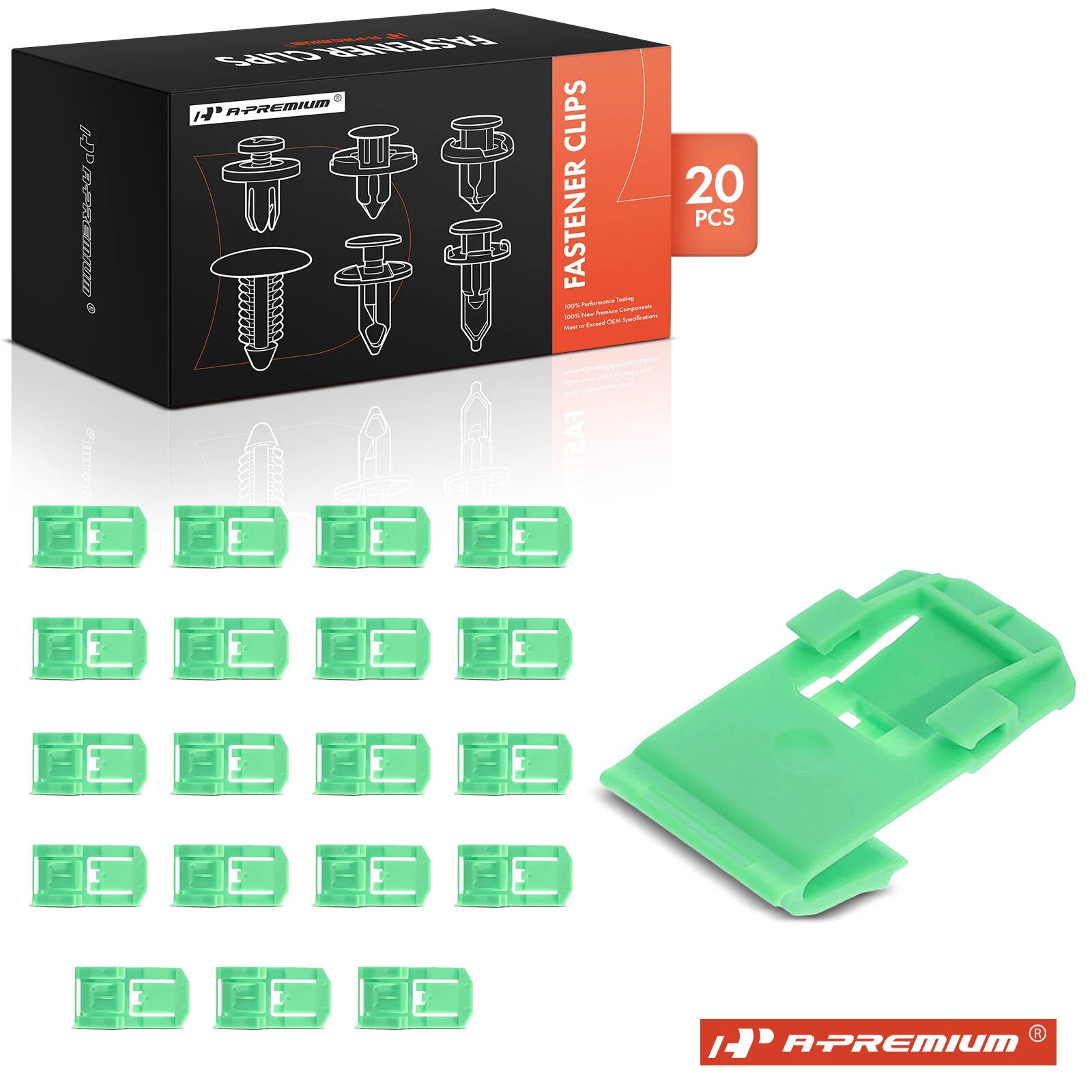 20Pcs Nylon Door Belt Moulding Retainer Clips for Honda
