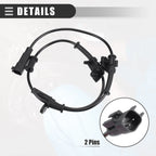 ABS Wheel Speed Sensor for Chrysler 300 (2015–2020) NO. 68199987AC Black
