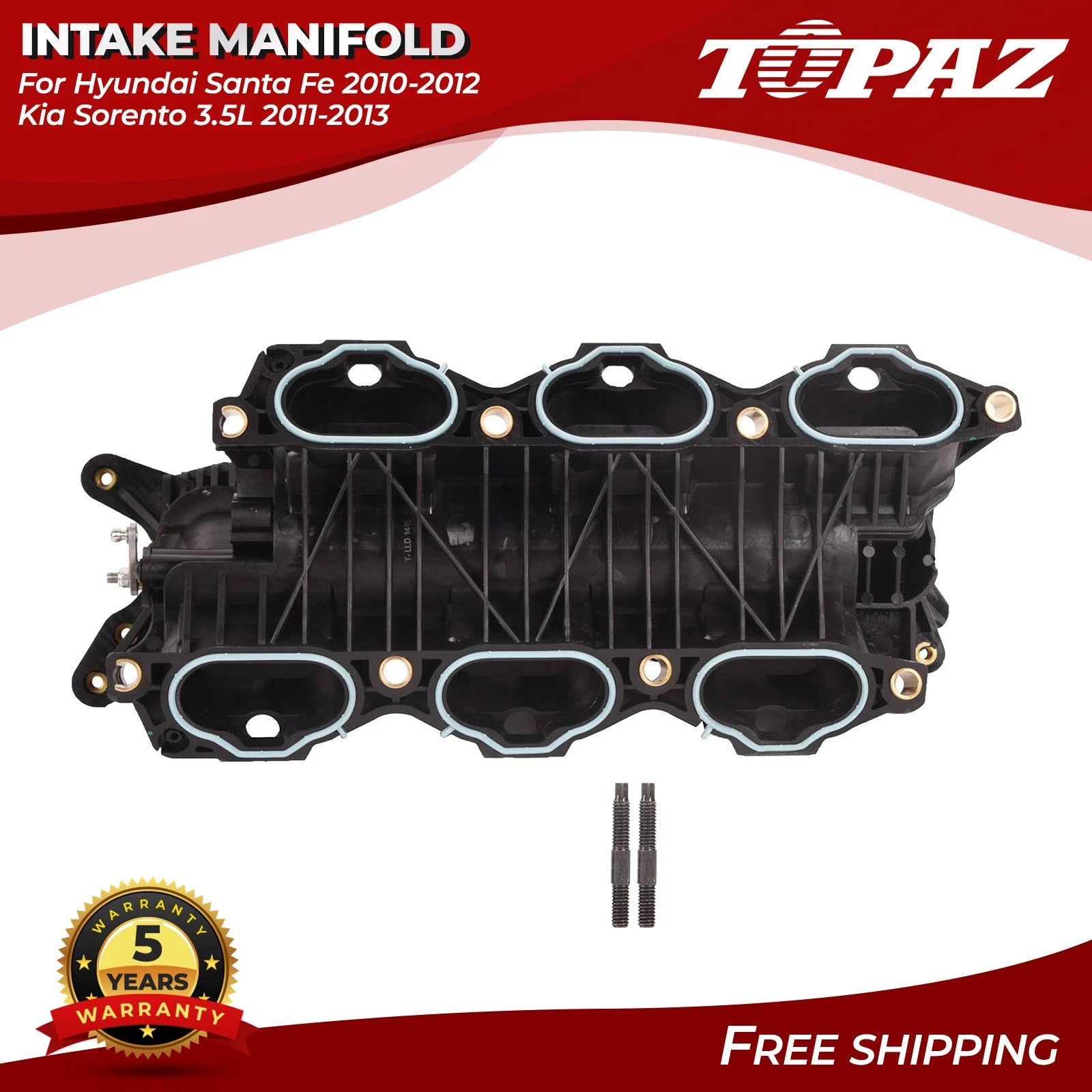 Lower Intake Manifold for Hyundai Santa Fe, Kia Sorento (2010–2013)
