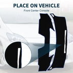 Dashboard Cover Mat for Toyota Prius ZVW55 (2016–2023) Black Blue