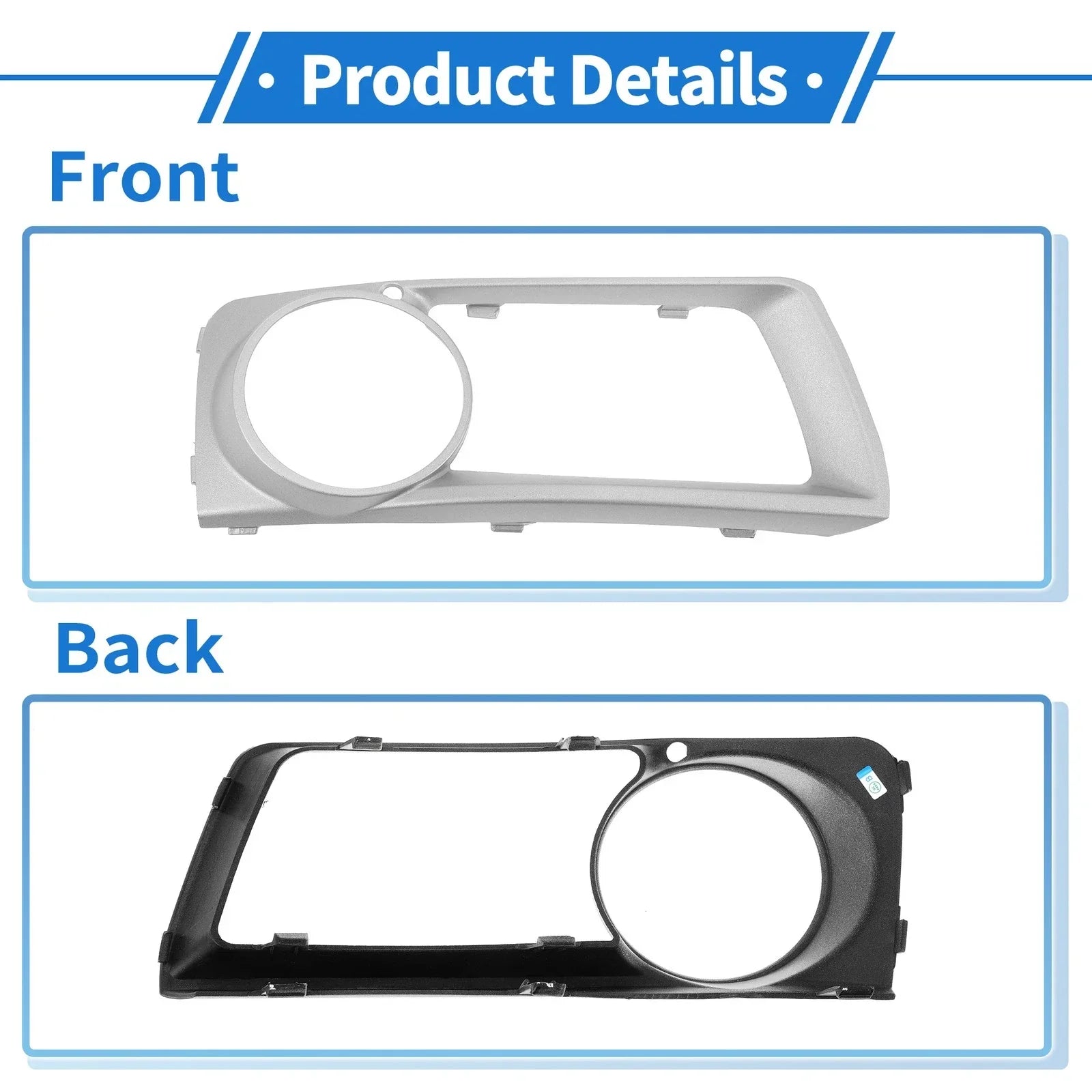 1 Pc Car Front Right Fog Light Grill for BMW X6 (2012-2014)