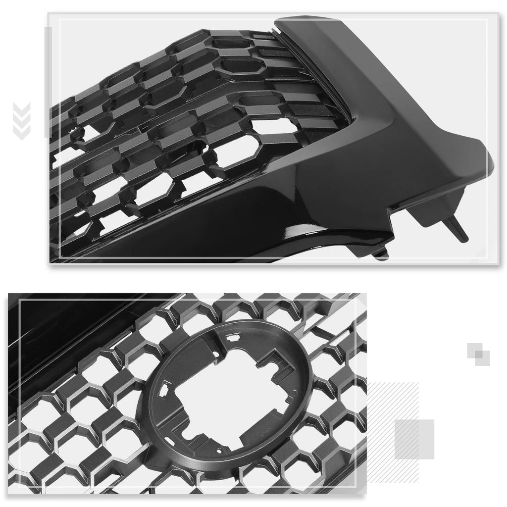 Standard Type Silver Honeycomb Mesh Grille for Toyota Tundra (2018–2021)