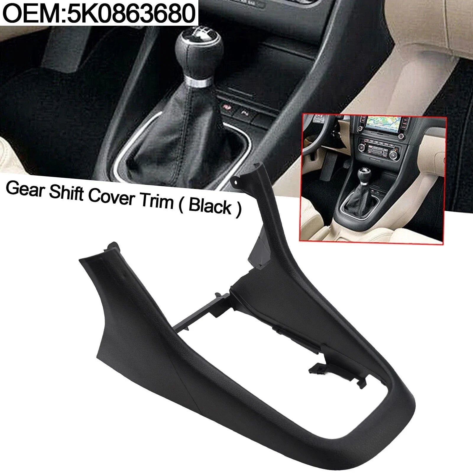 Center Console Trim Top Grade for Golf 6 MK6