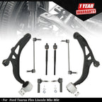 Set of 4 Front Lower Control Arms for Ford Taurus Flex (2008–2019)