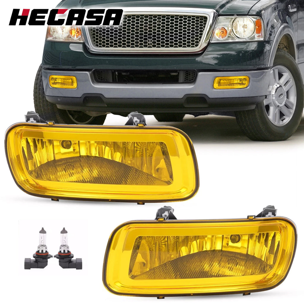 Yellow Fog Lights with Bulb for Ford F150 (2004–2006) / Lincoln Mark LT (2006)