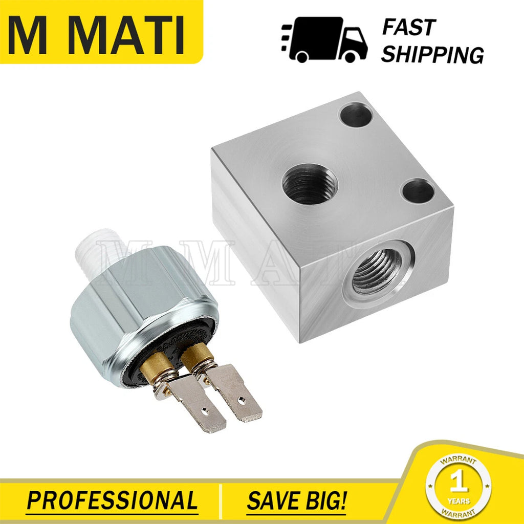 Brake Cross Fitting & Stoplight Pressure Switch for Polaris Ranger 700 (2005–2009)