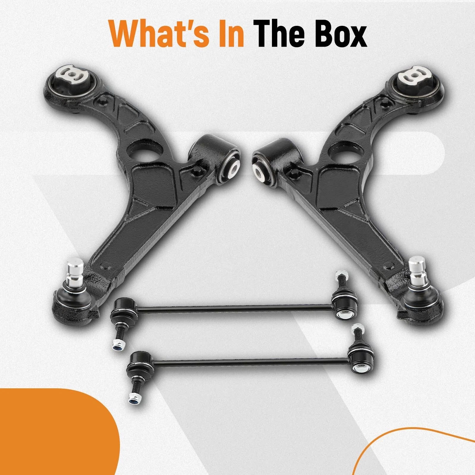 4X Front Lower Control Arm Sway Bar End Links for Dodge Dart (2013–2016)