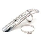 Silver Exhaust Muffler Pipe Heat Shield Cover for Universal Motorcycle
