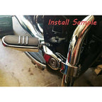 Chrome Foot Pegs Footrests for Harley Sportster Iron XL 1200 XL883 Dyna (2004-2023)