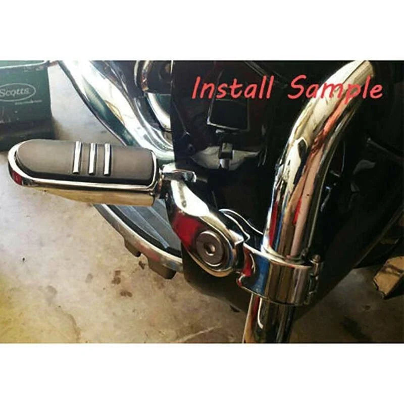 Chrome Foot Pegs Footrests for Harley Sportster Iron XL 1200 XL883 Dyna (2004-2023)