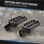 Pair Wider Foot Pegs for BMW R1250GS (2019–2023) R1250GS Adv (2019–2024)