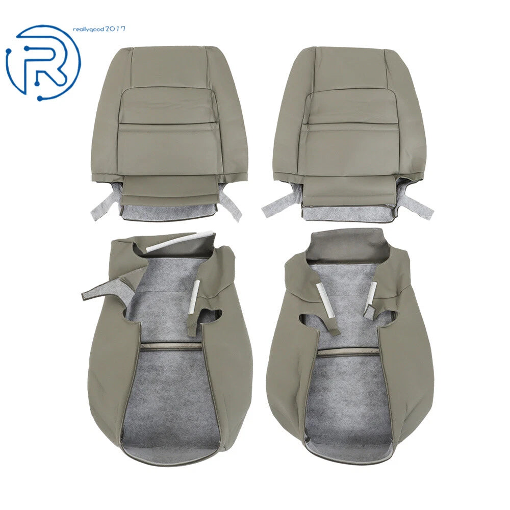 Set of 2 Seat Covers for Toyota Sequoia (2000-2007) Gray