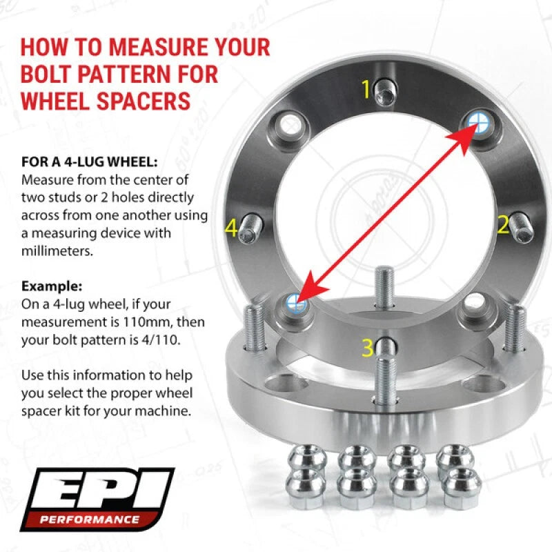 2X EPI 4/156 Wheel Spacer 2 in. for