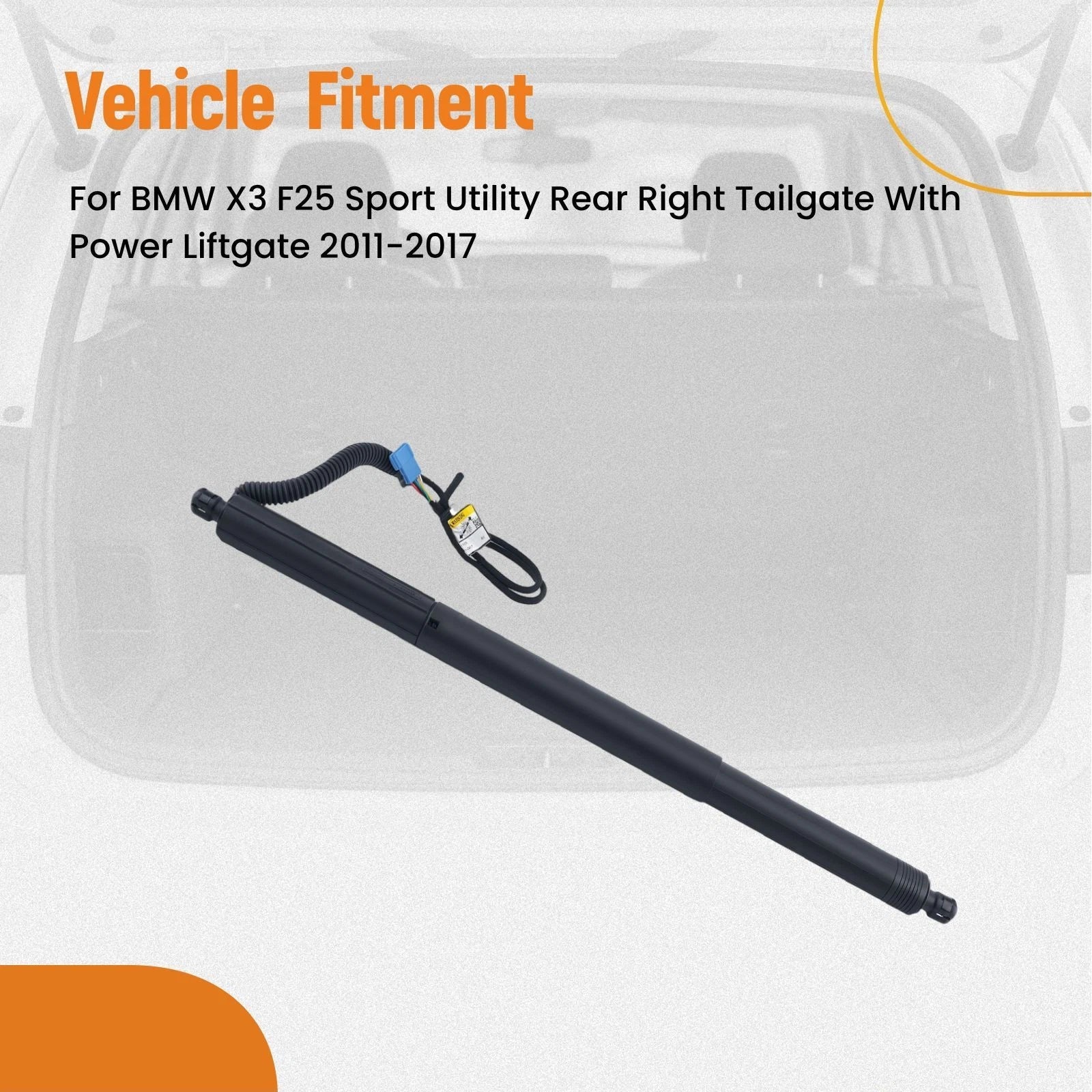 Rear Right Power Tailgate Support for BMW X3 F25 (2012–2017) 51247232004