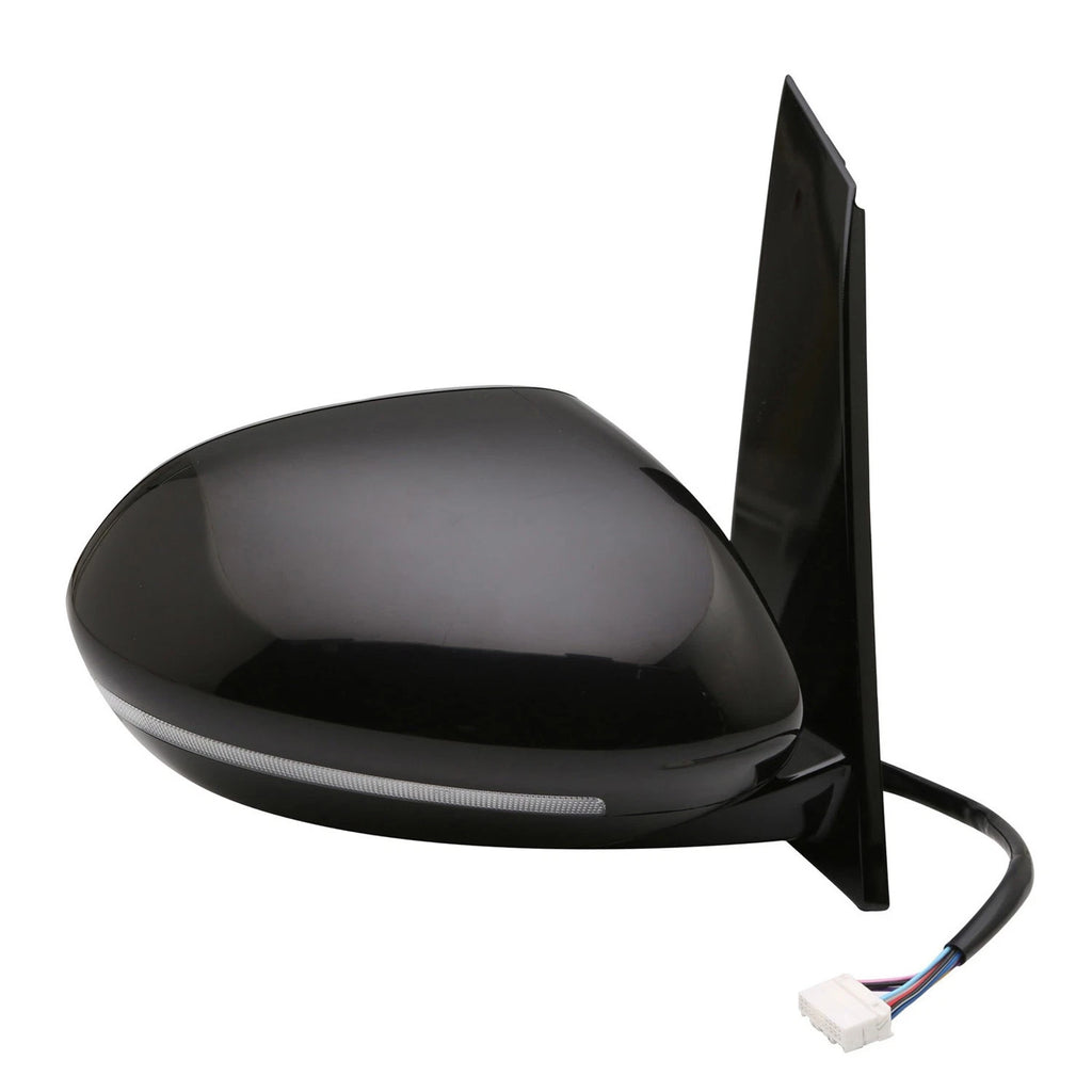 Replacement Ready to Paint Passenger Side Door Mirror with Memory for Toyota (2007–2013)