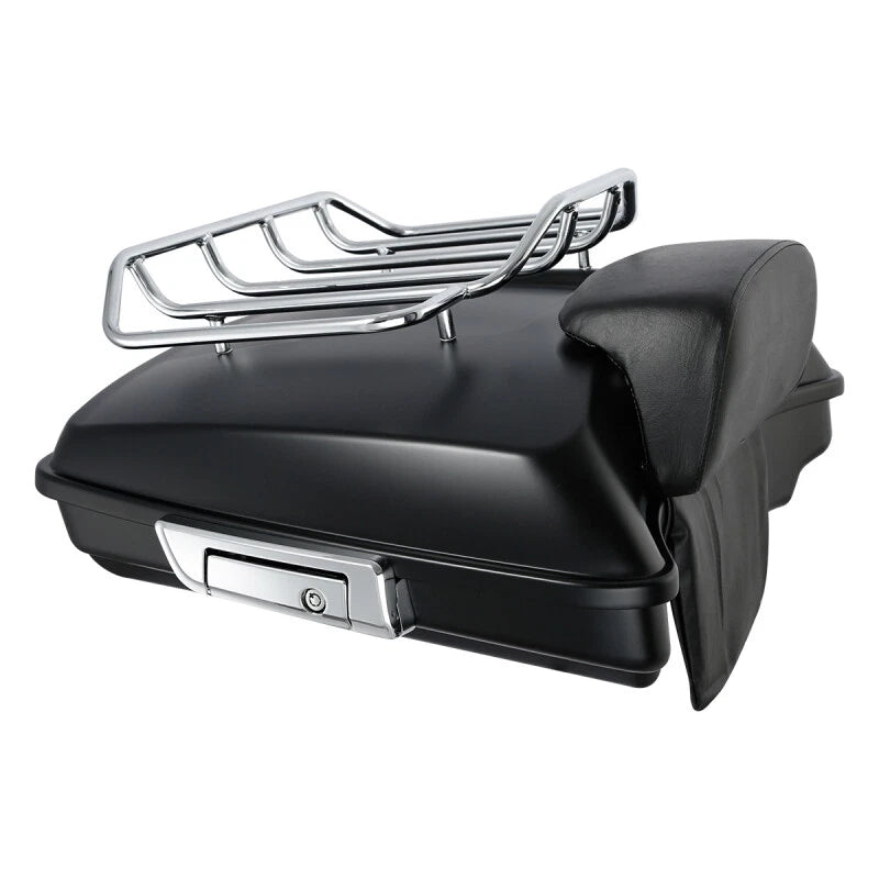 Matte Trunk Backrest Mount Rack for Harley Touring (2009–2013)