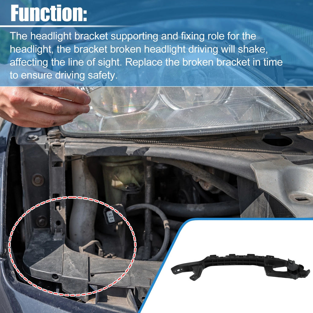 Headlight Bracket Support Pair for Honda Accord Sedan (2008–2012)