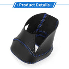 Gear Shift Knob Cover for Nissan Rogue (2021–2024) Black Carbon Fiber Blue