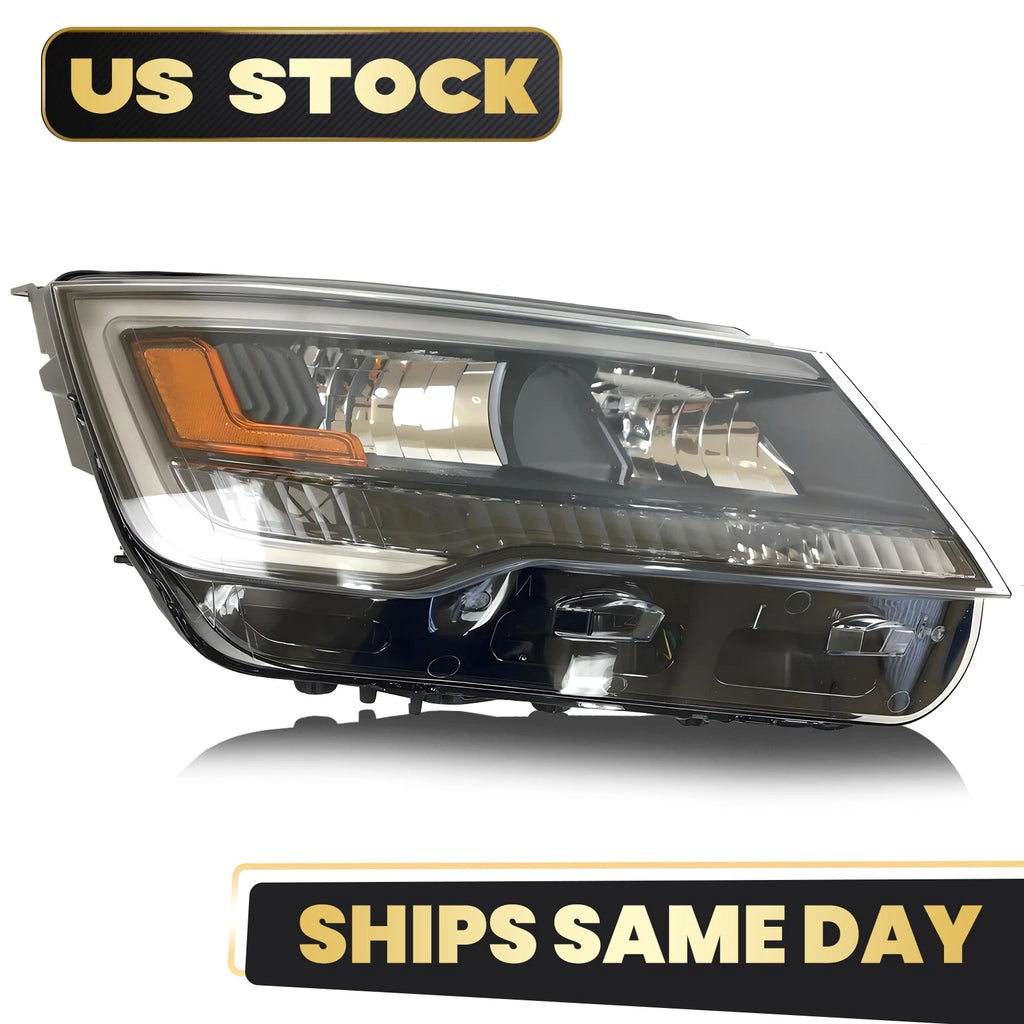 Halogen Headlight for Ford Explorer (2016–2018) w/ Police Interceptor Right Side