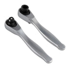 Set of 2 Ratchet Socket Wrenches for 14 Inch Square Head Quick Release