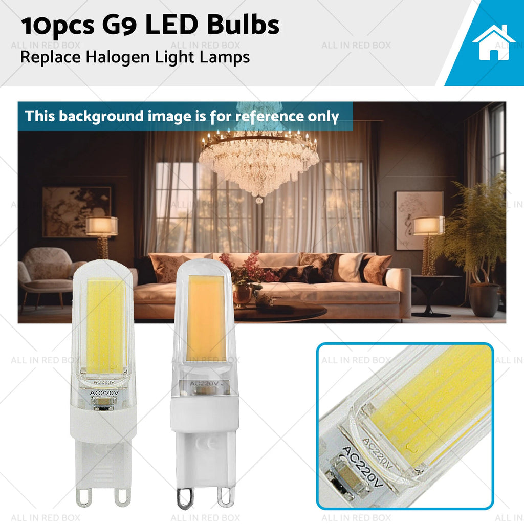 10PCS G9 5W LED Dimmable Capsule Bulb Replacement for Halogen Lights