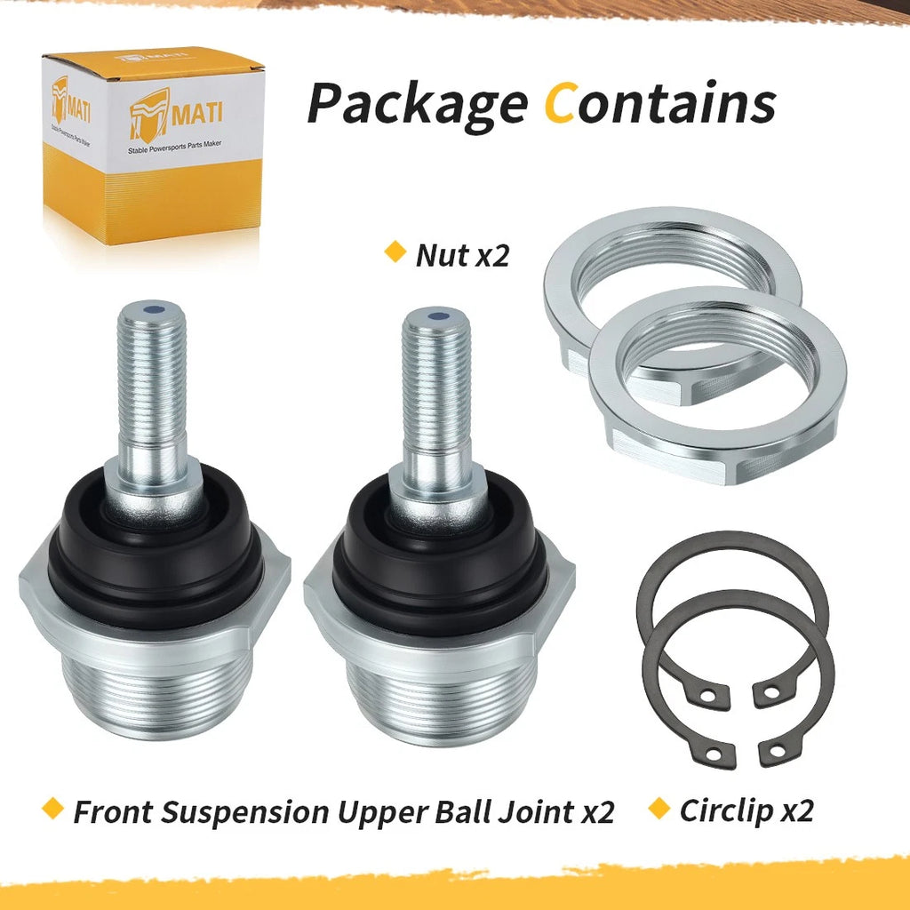 2X Upper Ball Joint for Can-Am Outlander 330 Max 400 500 (2003–2015) 0430-0562 42-1036