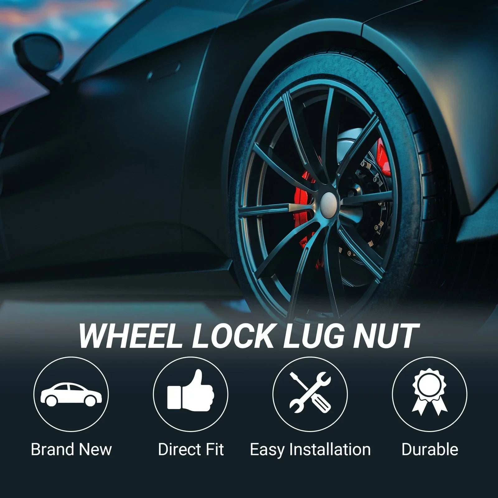 Wheel Lock Lug Nut for BMW with Protector Nut Socket
