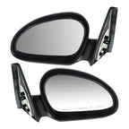 Set of 2 Manual Mirrors for Ford Escort (1998–2003) Textured Black