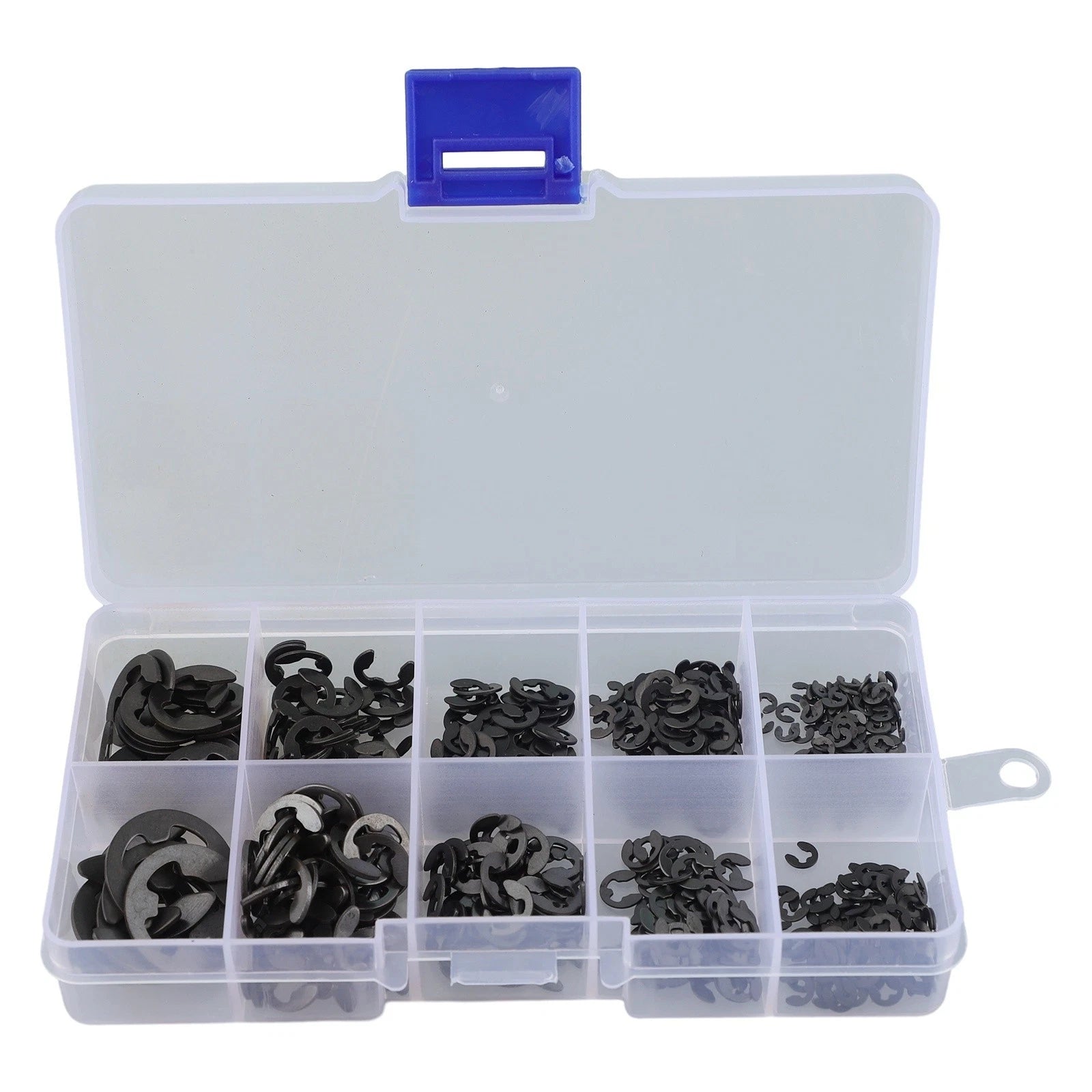 Set of 10 Black Carbon Steel Drill Bits (1.5-10mm)