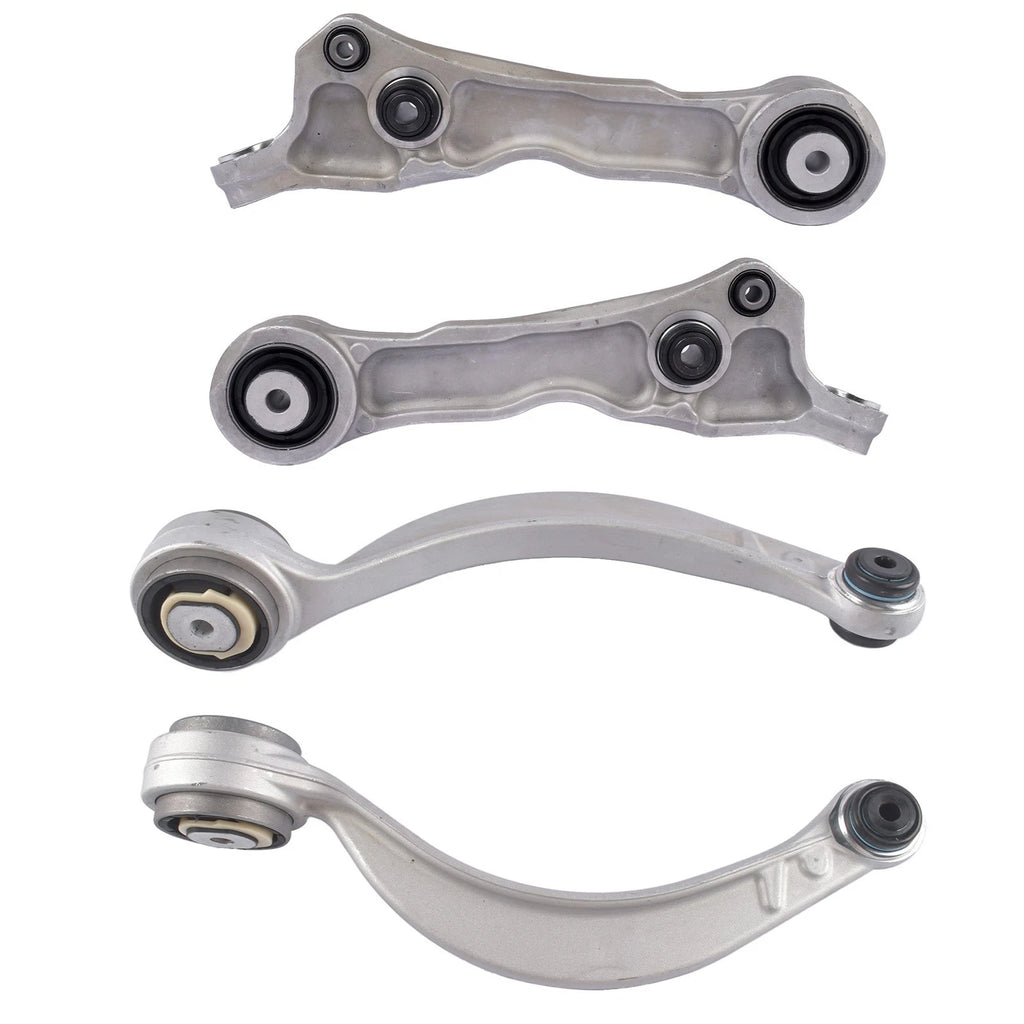 Set of 4 Control Arms Front Lower for Jaguar XJ8 XJR (2004–2009) S-Type (2003–2008)