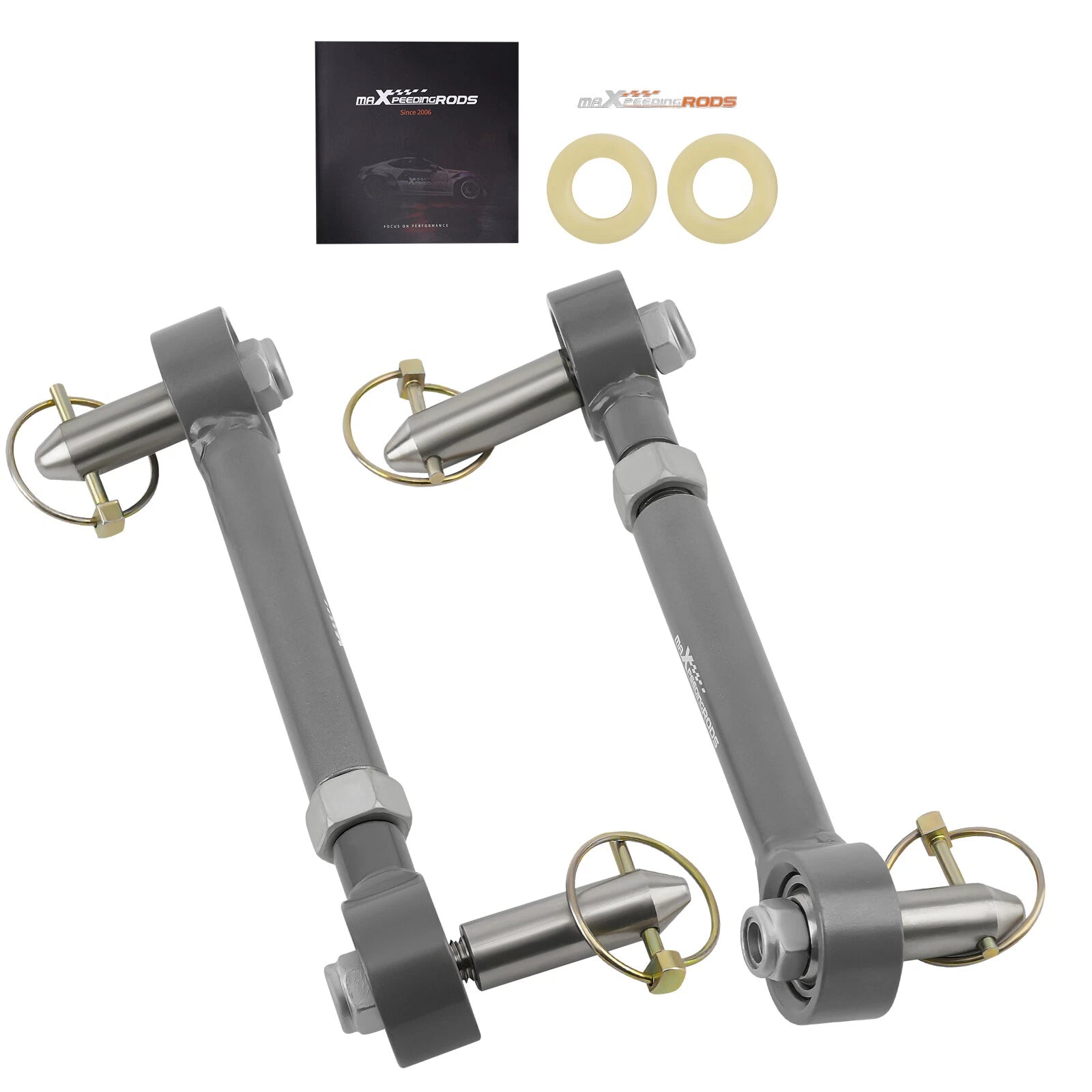 Adjustable Front Sway Bar Links for Jeep Wrangler JK (2007–2018)
