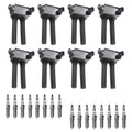 Set of 8 Ignition Coils & 16 NGK Iridium Spark Plugs for Challenger (2008–2019)