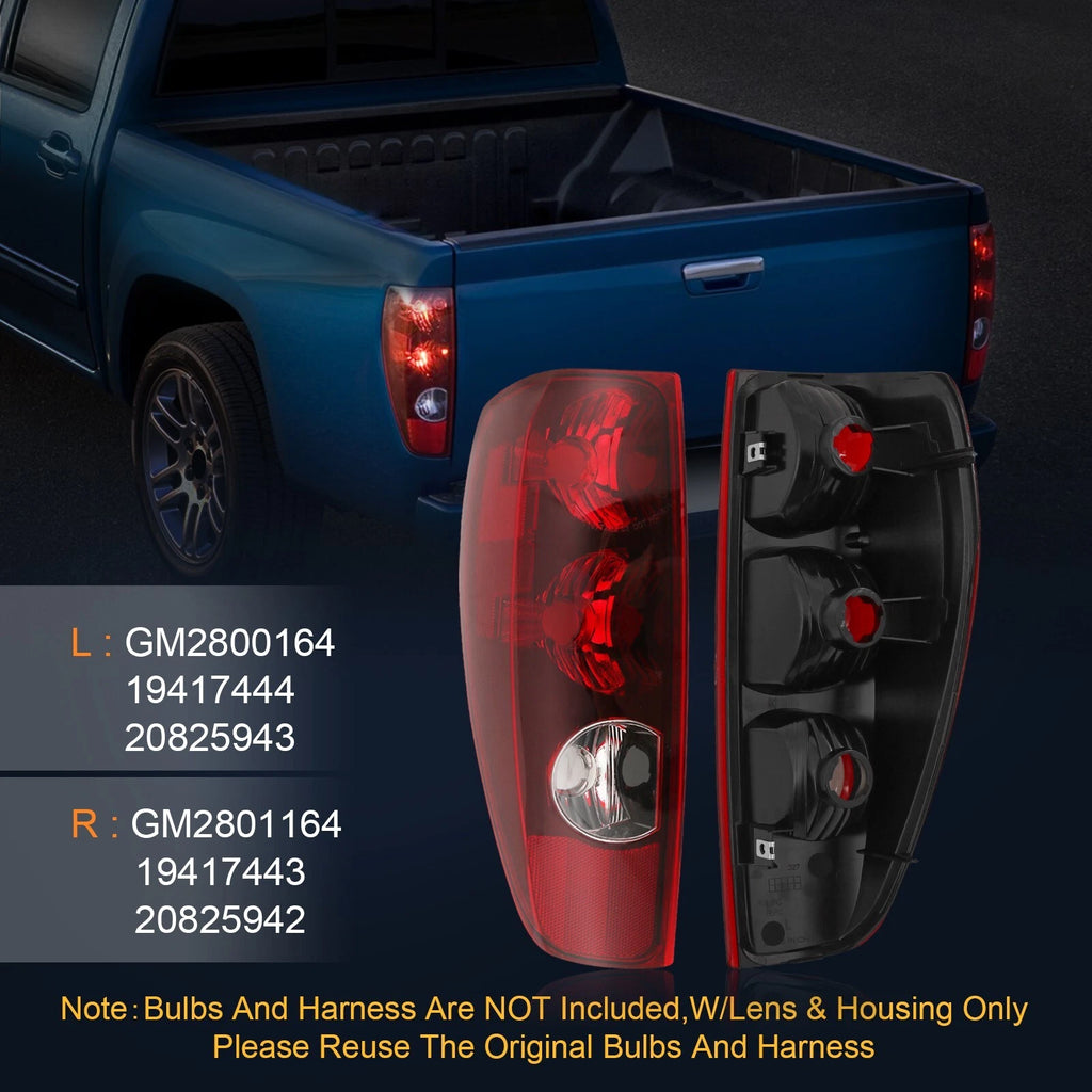 Tail Lights for Chevy Colorado GMC Canyon (2004-2012)
