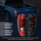 Tail Lights for Chevy Colorado GMC Canyon (2004-2012)