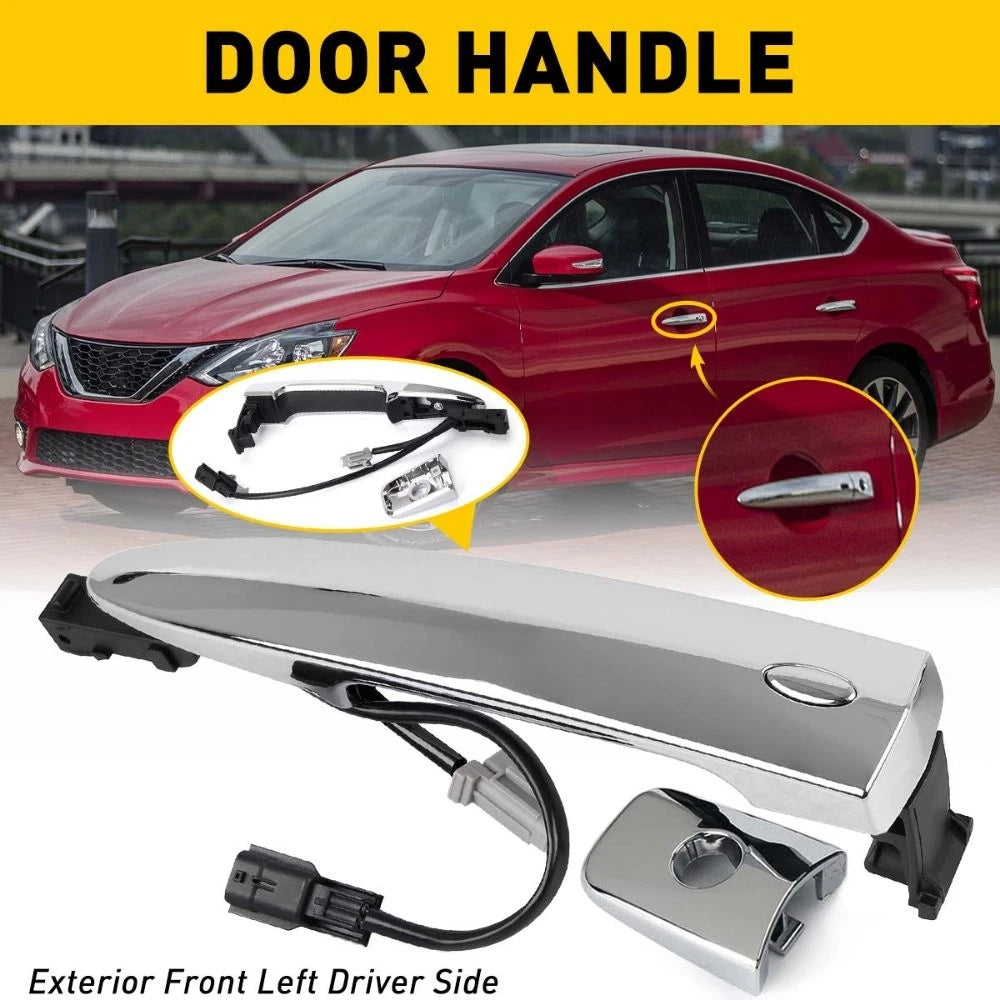 Front Left Door Handle for Nissan Sentra (2013–2018) 80610-3TA0A