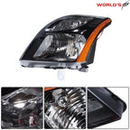 Headlight for Nissan Sentra (2010–2012) Halogen Right Passenger Black