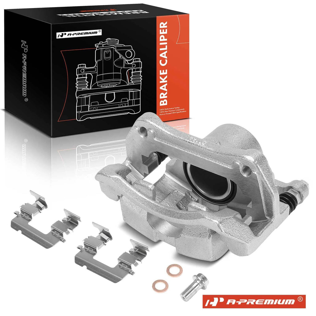 Front Passenger Side Brake Caliper with Bracket for Kia Soul (2019–2023)