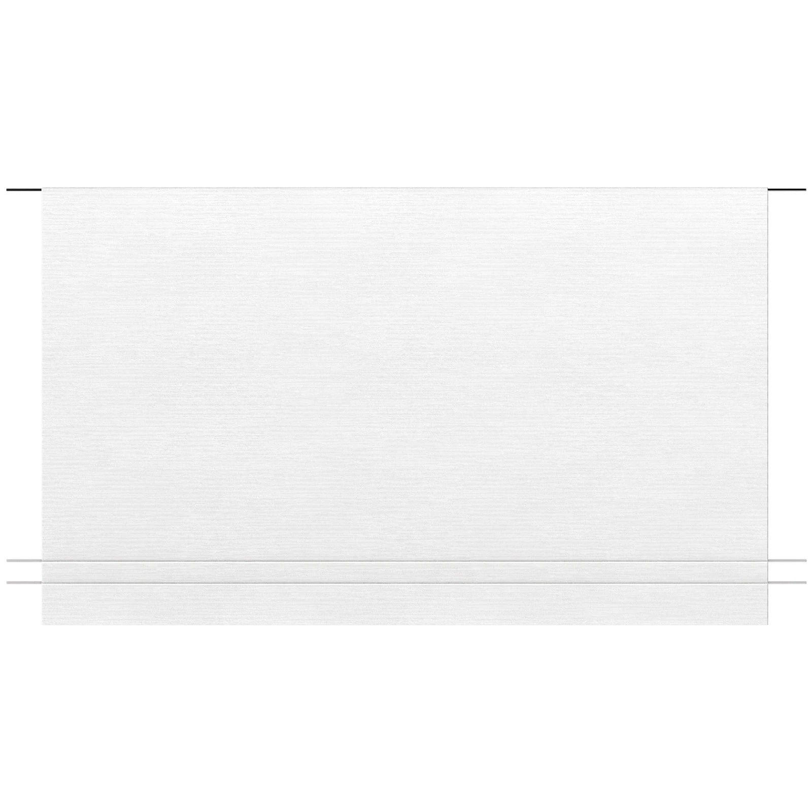 RV Awning Fabric 8' White for RV Camper Trailer (16FT)