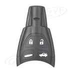 4 x Button Smart Key Fob Shell Cover for Saab 9-3 Sport (2003-2011) Black