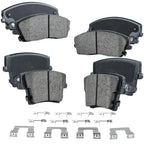 Brake Pad Set for Dodge Charger (2006–2018) Front and Rear RWD