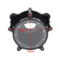 Air Cleaner Intake Filter Chrome Red for Harley Dyna Street Bob Electra Glide (2006-2023)