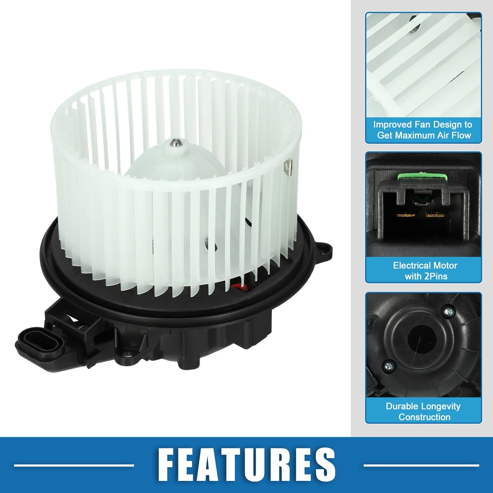 HVAC Heater Blower Motor Fan Assembly No.CL1Z19805A for Ford F-150 (2009–2014)