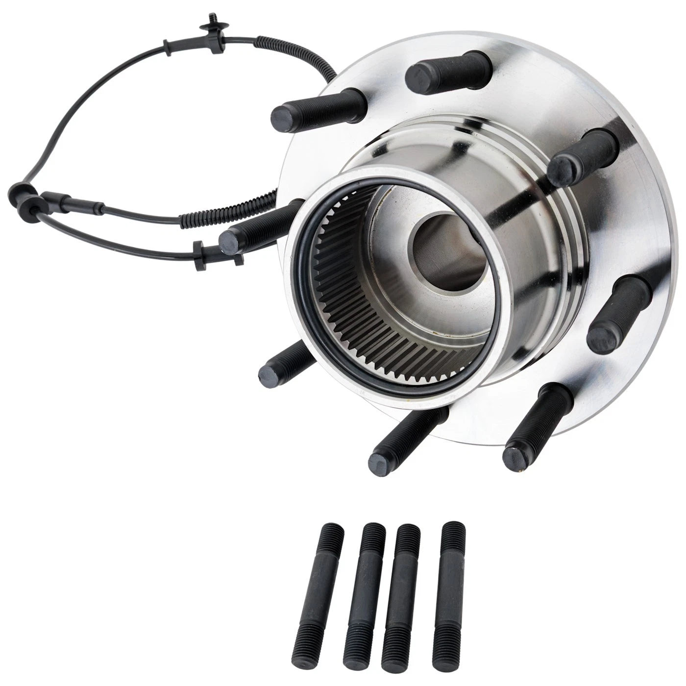 Set of 2 ABS Wheel Hubs for Ford F350 (4WD)