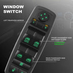 Front Left Power Window Switch for Dodge Grand Caravan (2008-2011)